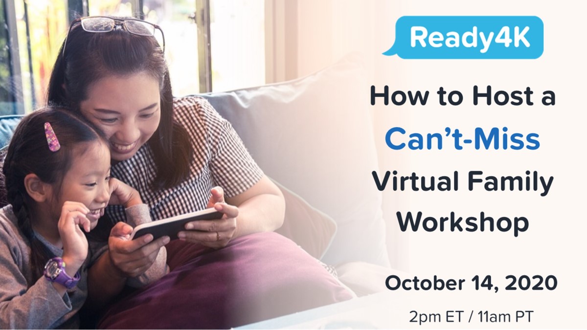 Watch our webinar about hosting can't-miss virtual family workshops.