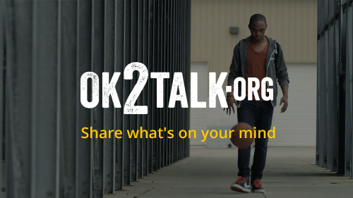Access mental health resources for youth at OK2Talk.org